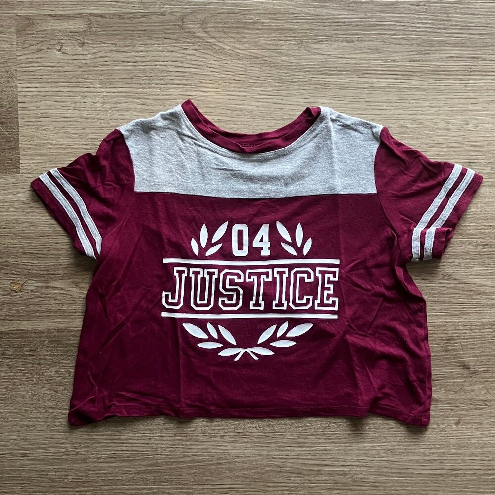 6/7 Vintage Justice Active Short-Sleeve Crop Top